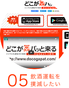 飲酒運転を撲滅したい「どこがパッと来る」 飲酒運転を撲滅したい「どこがパッと来る」